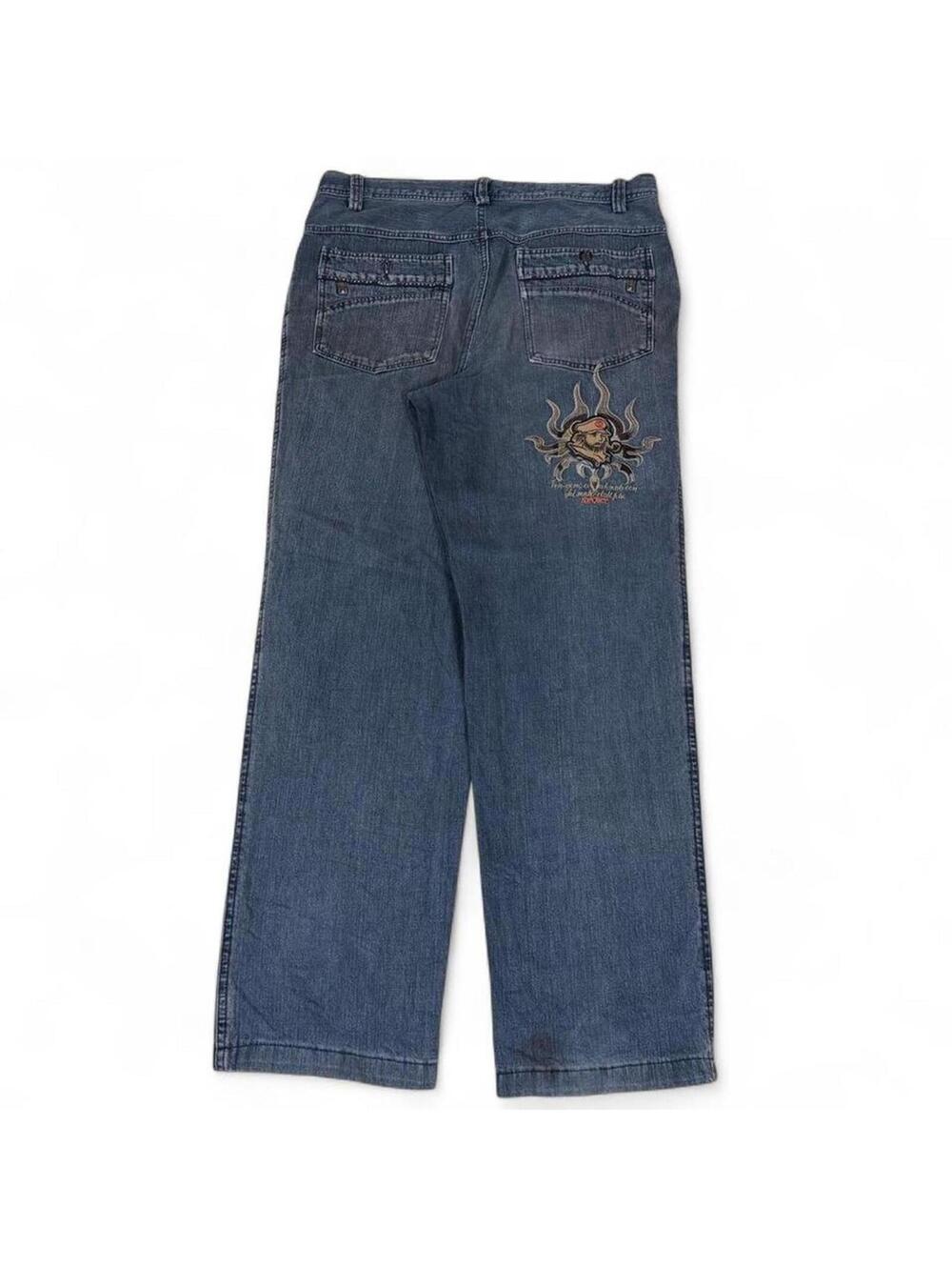 Sina Cova vintage Unique shade embroidery work denim jeans
